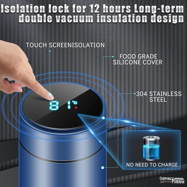 Temperature Bottle with LED Display 500ML