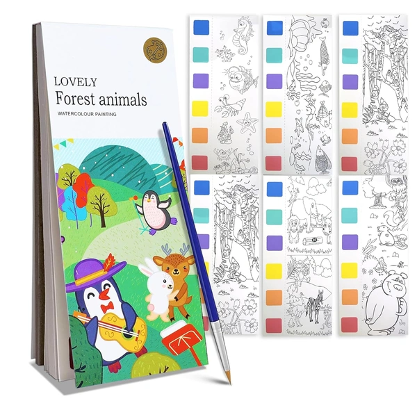 Watercolor Coloring Book ( Minimum 10pc )