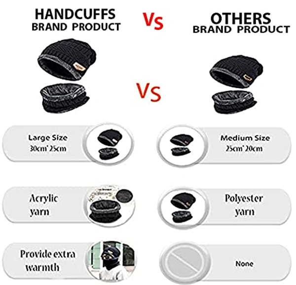 Woolen Cap With Neck Scarf