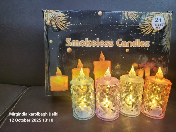 21 No. Candle ( 12pc Box ) 25 Rs par pc.