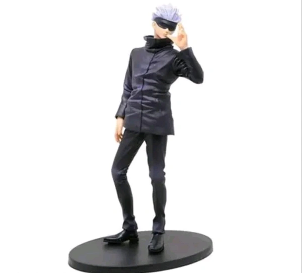 Jujutsu Kasien Gojo Saturo Action Figure - 10x10x21, black