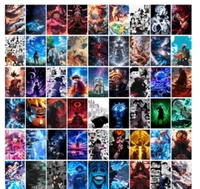 Set Of 54 Anime Posters (4x6 Inches Each) - 4x6 Inch