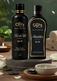ClyPa - Nourish & Shine Power Pack | KeshSilk & Skinbliss | Hair Oil - Skin Oil Combo Offer - 50ml + 50ml