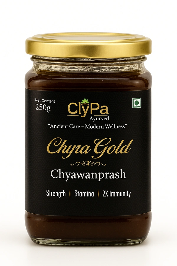 ClyPa Chyra Gold Ayurvedic Chyawanprash – Ayurvedic Rejuvenation for Mind & Body - 250gm - 250gm