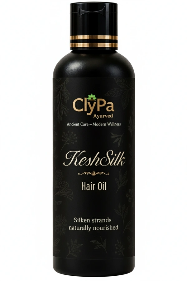 ClyPa KeshSilk Ayurvedic Hair Growth Oil – Nourish Roots, Reduce Hair Fall - 100ml - 100ml
