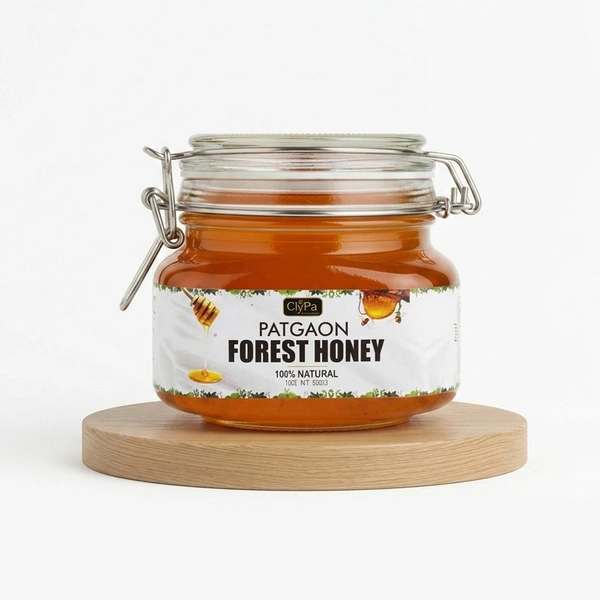 ClyPa Patgaon Jamun Honey – Pure Forest Mono-Floral Honey from Jamun Blossoms, Cold Extracted, Raw & Unprocessed, Dark Honey from Western Ghats, Maharashtra - 750 gm