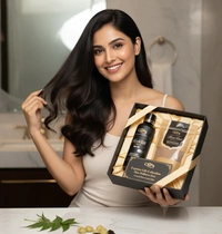 ClyPa Herbal Hair Oil and Powder Combo Pack – Natural Hair Growth Booster, Frizz Control, Root Repair & Scalp Detox - 50ml + 100gm