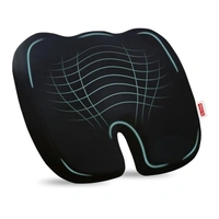 Dr.Ortho Coccyx Seat Cushion for Tailbone Pain Relief - Black