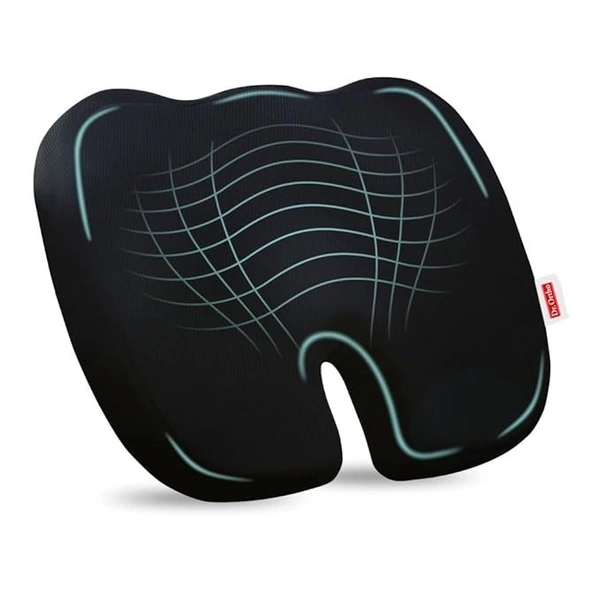Dr.Ortho Coccyx Seat Cushion for Tailbone Pain Relief - Black