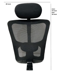 Office Visitor Stylish & Comfort Seating revolving Chair Back