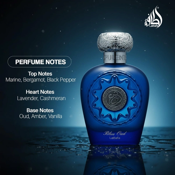 Lattafa Blue Oud Eau De Parfum For Unisex
