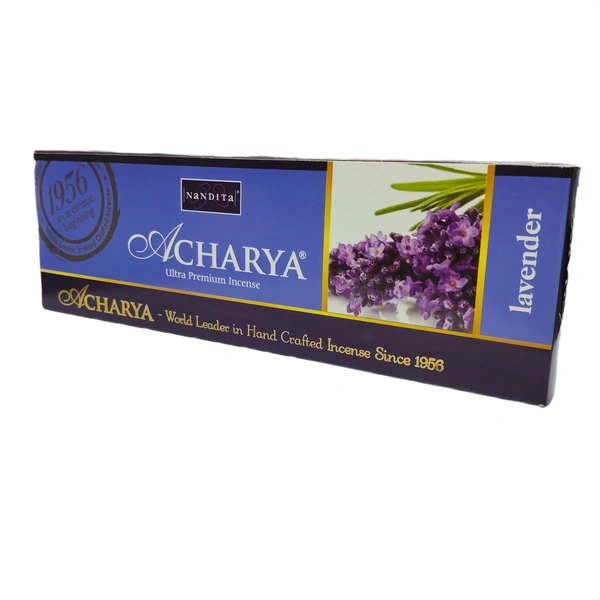 Acharya Nandita Lavender Premium Masala Agarbatti 50g