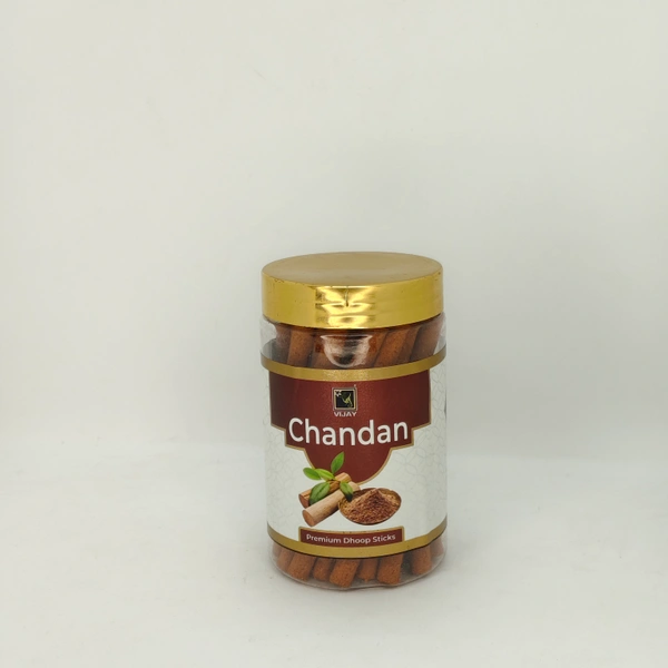 VIJAY Chandan Dhoop Sticks Jar 100g