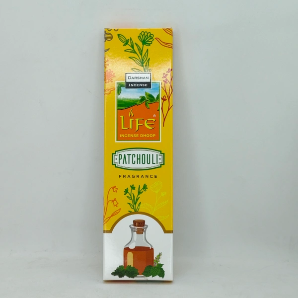 DARSHAN Darshan Patchouli 8 Inch Dhoop Sticks 100g