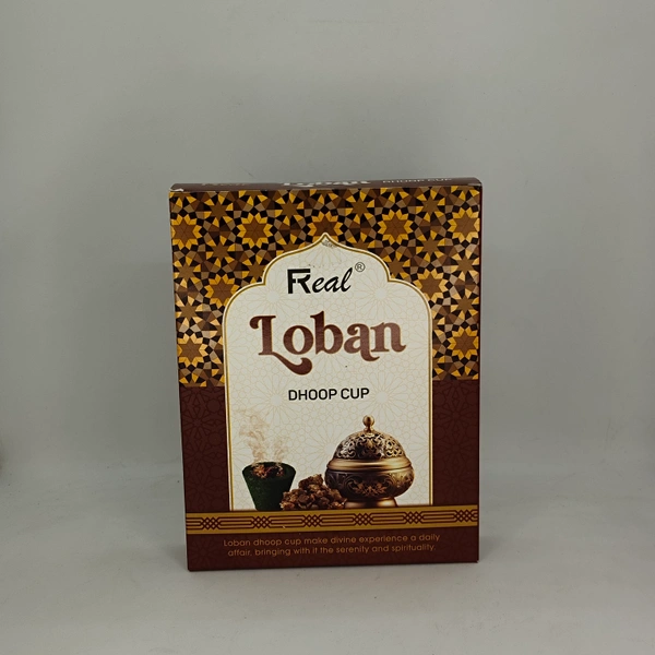 REAL FRAGANCES Real Loban Dhoop Cup 12pcs