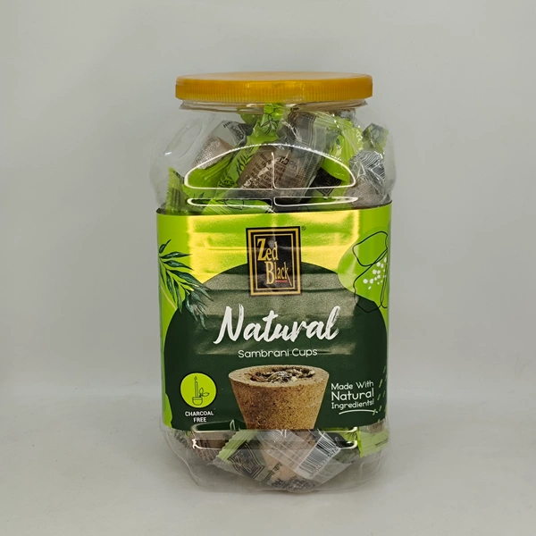 Zed Black Natural Dhoop Cup 30pcs