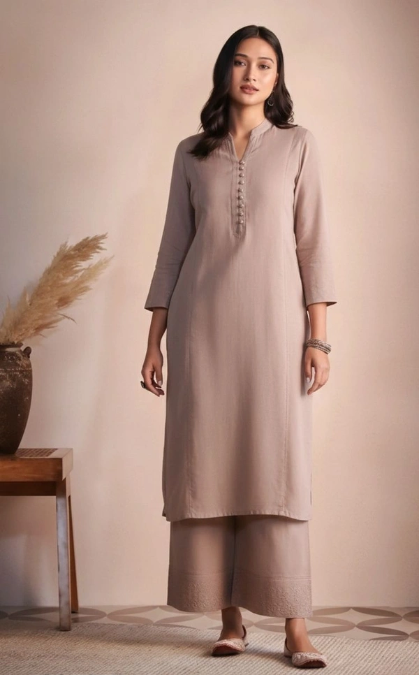 Kurta And Pant Set With Dupatta Set - S, Pink