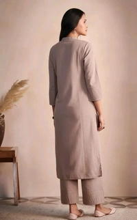 Kurta And Pant Set With Dupatta Set - S, Pink