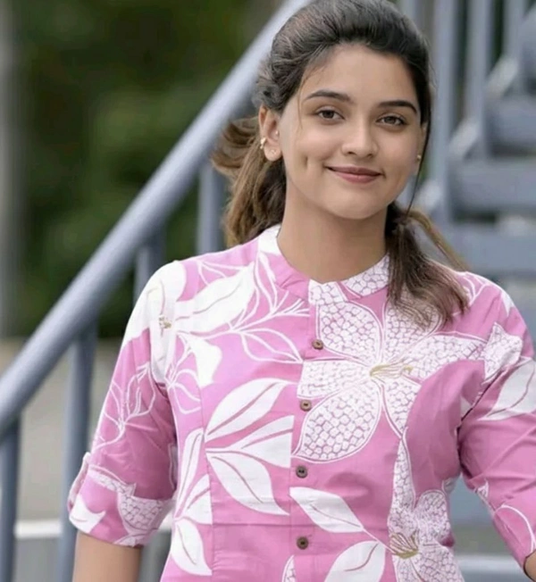 BEYHADH Floral Printed Mandarin Collar A-line Kurta And Palazzo - XXL, Blue