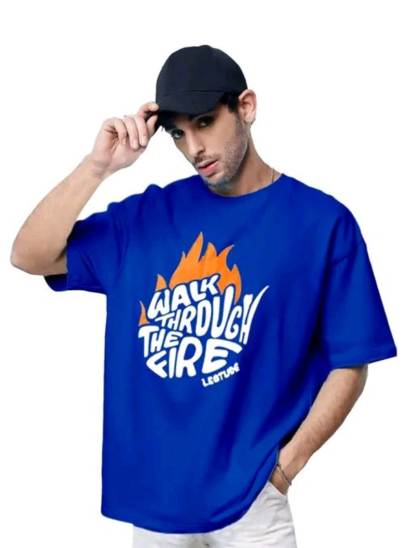 LEOTUDE Men's T-shirt - XXL, Blue