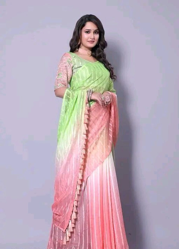 Chiffon Saree With Blouse Piece