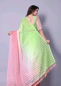 Chiffon Saree With Blouse Piece