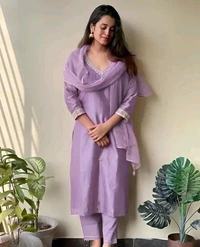 OXIT CLASS Kurta Set For Women - M, Purple