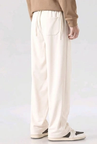 VIMAL JONNEY Men's Solid Straight Trach Pant - XXL, Cream