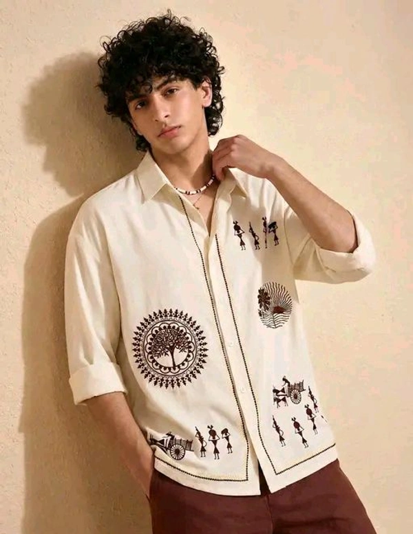 HANG N HOLD Printed Casual Shirt For Men
