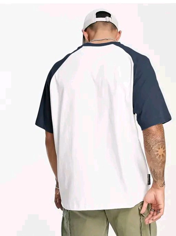 AVEJO'S Men Half Sleeve Over-size T-shirt - M, White