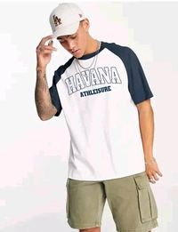 AVEJO'S Men Half Sleeve Over-size T-shirt - L, White
