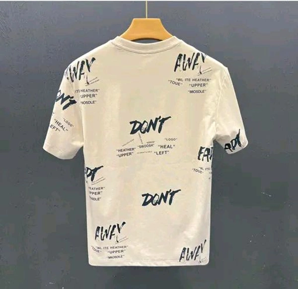 Round Neck T-shirt For Men - S, beige