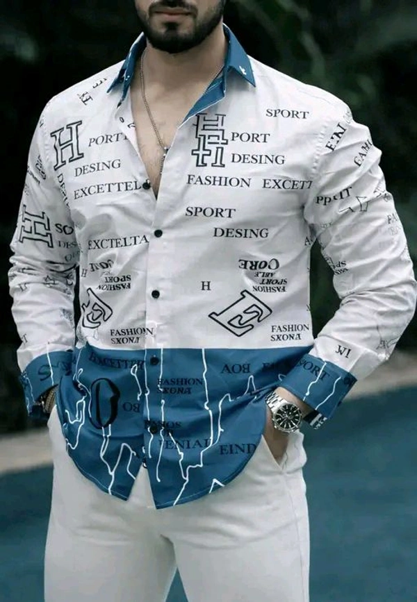 Printed Full-sleeve Shirt For Men
