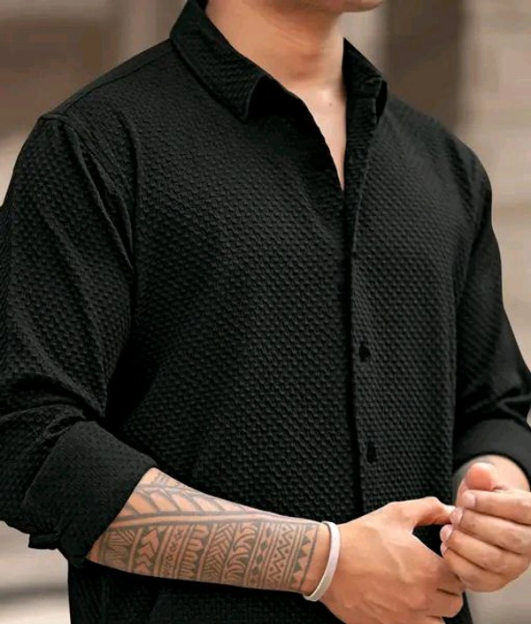 Structured Full Sleeve Shirt For Men