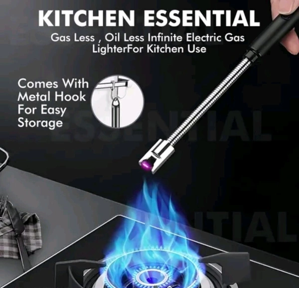 Electric Lighter, Rechargeable Gas Lighter, USB Charger cable - SS25