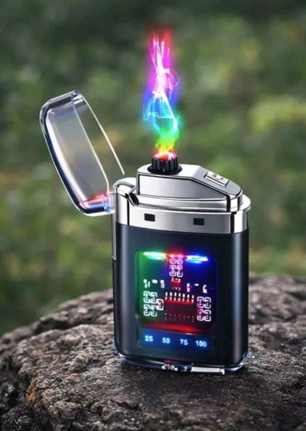 USB charging Plasma Lighter with LED smart screen - SS28