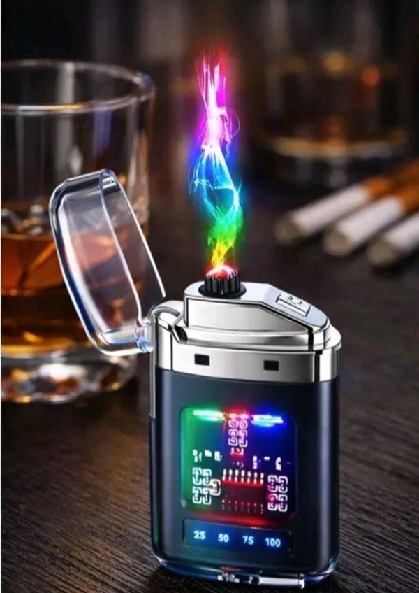 USB charging Plasma Lighter with LED smart screen - SS28