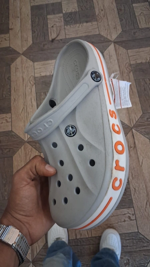 Crocs Bayaband Grey And Orange - 7