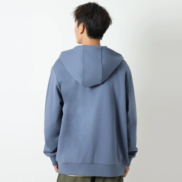 Men Hoodie Jacket Blue