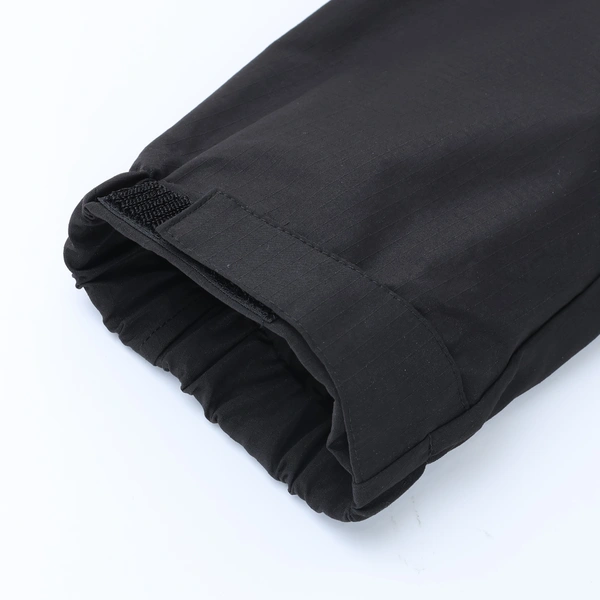 Men Plain Hoodie Jacket Black