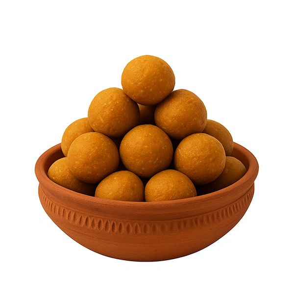 Desi Ghee Atta Laddu with Kaju, Almond & Elaichi – Authentic Homemade Sweet