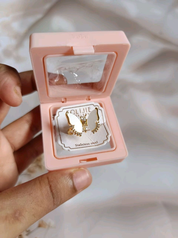 High Premium Luxury Stainless Steel Ring  - Gold