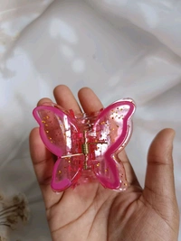 Big & Strong  Glossy Glitter Butterfly Claw