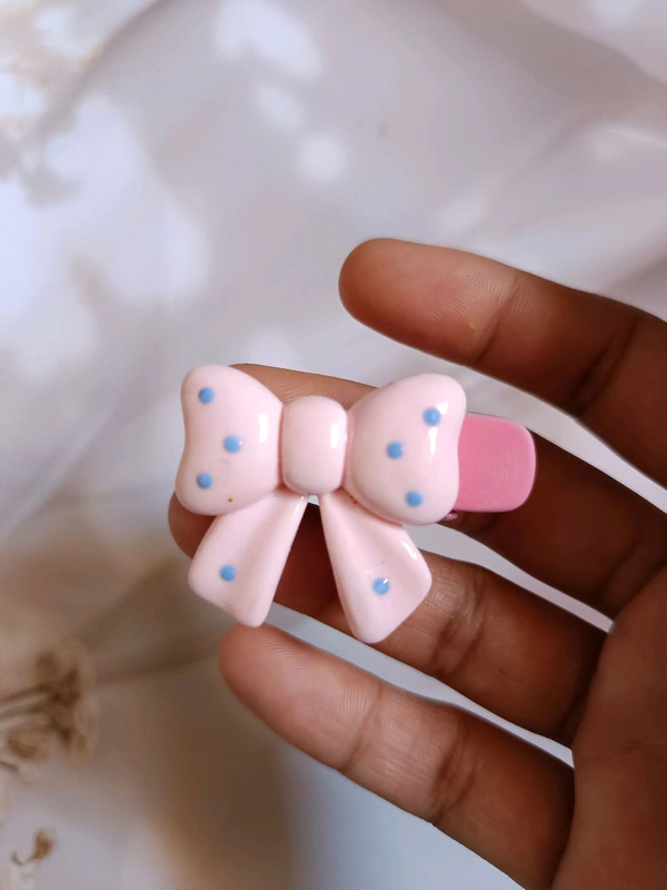 Heavy Bow Clip For Kids - 7