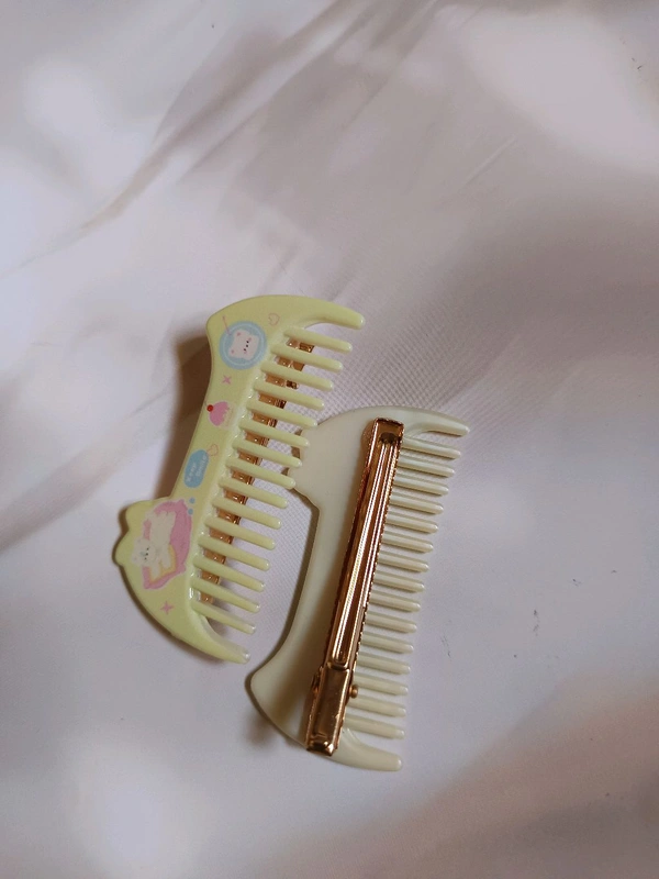 Cartoon Comb Clip - Yellow 1