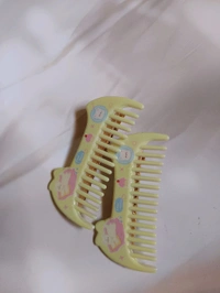 Cartoon Comb Clip - Yellow 1