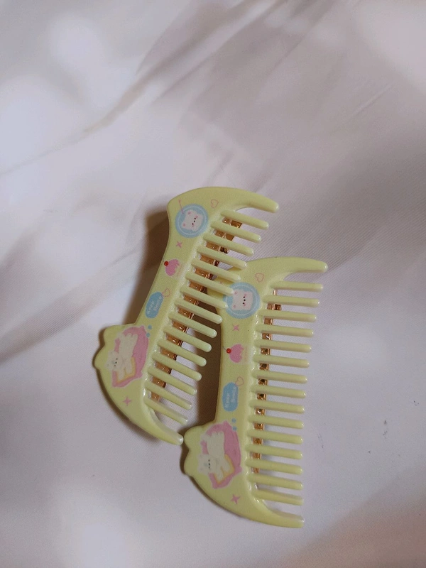 Cartoon Comb Clip - Yellow 1