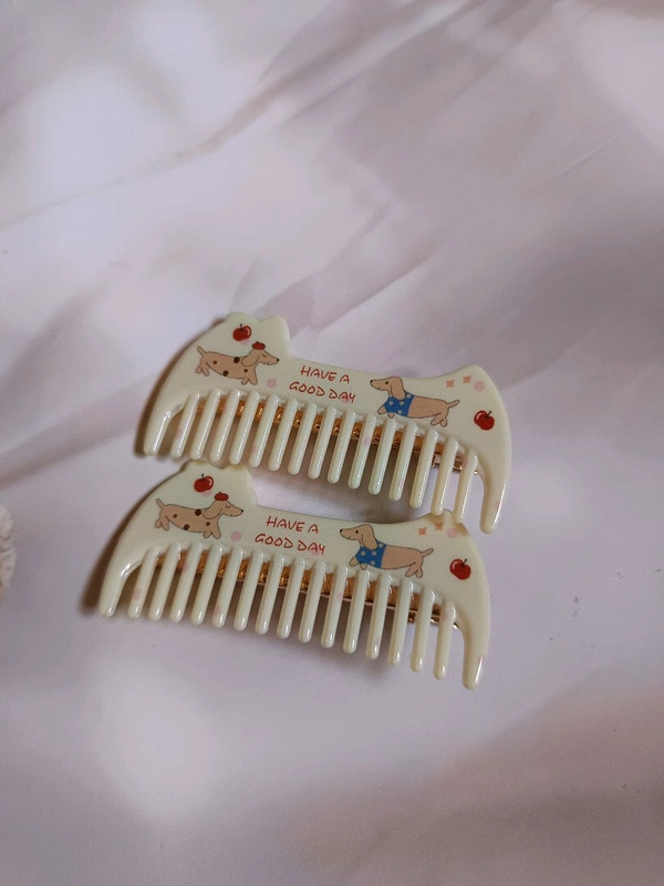 Cartoon Comb Clip - Yellow 2