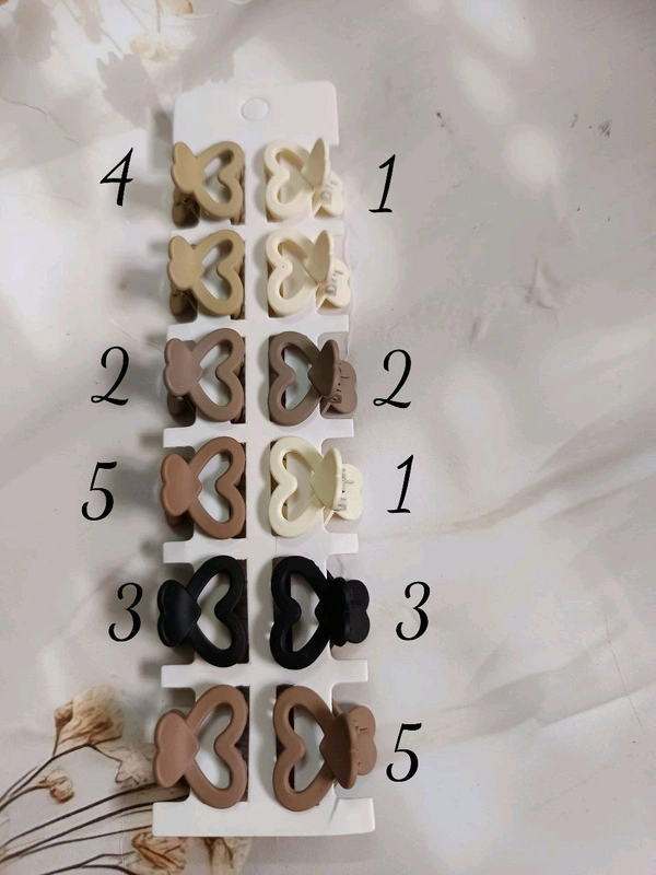 Mini Matte Heart Claw  - 3