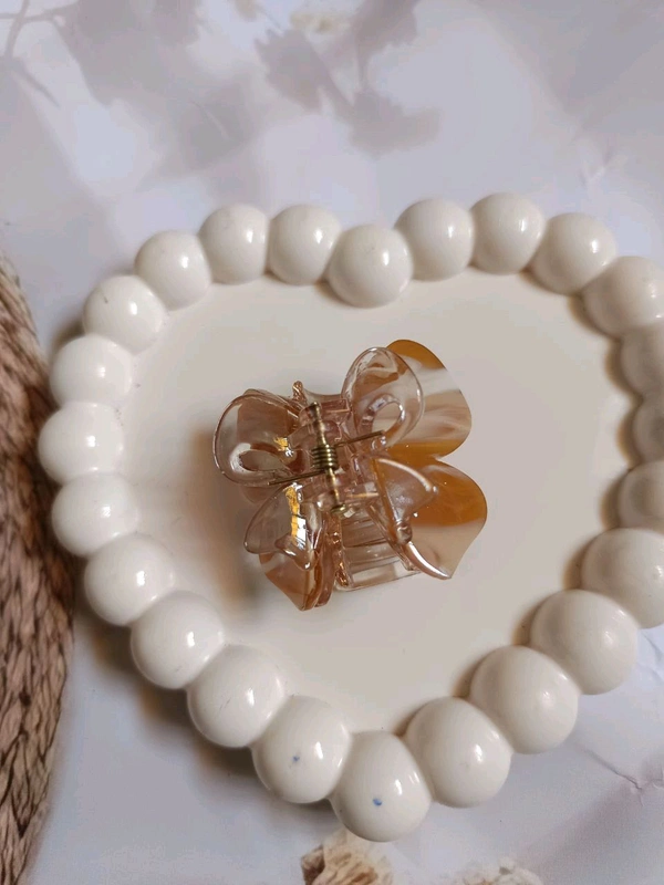 Strong Acrylic Dualtone Butterfly Hair Claw - 3